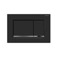 Spolknapp Geberit Sigma 20 Square Mattsvart/Krom