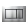 Spolknapp Geberit Sigma 20 Square Matt/Blankförkromad