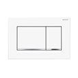 Spolknapp Geberit Sigma 20 Square Mattvit/Krom