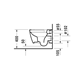 Vägghängd Toalettstol Duravit ME by Starck Compact 453009 Rimless