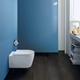 Toalettstol Duravit ME by Starck Rimless 25290 Mjukstängande Hårdsits