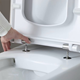 Toalettstol Duravit ME by Starck Rimless 25290 Mjukstängande Hårdsits