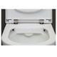 Toalettstol Duravit ME by Starck Rimless 25290 Mjukstängande Hårdsits