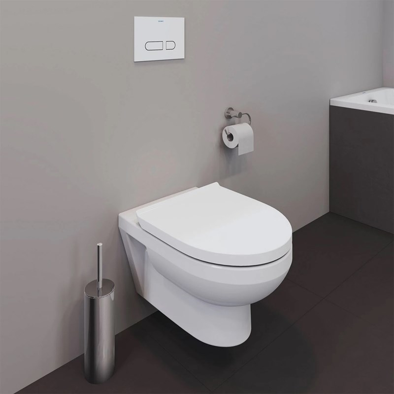 Vägghängd Toalettstol Duravit No.1 256209 Rimless Mjukstängande Hårdsits
