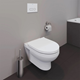 Vägghängd Toalettstol Duravit No.1 256209 Rimless Mjukstängande Hårdsits