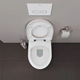 Vägghängd Toalettstol Duravit No.1 256209 Rimless Mjukstängande Hårdsits