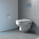 Vägghängd Toalettstol Duravit No.1 256209 Rimless Mjukstängande Hårdsits