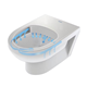 Vägghängd Toalettstol Duravit No.1 256209 Rimless Mjukstängande Hårdsits