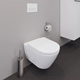 Vägghängd Toalettstol Duravit D-Neo 257709 Rimless Mjukstängnade Hårdsits