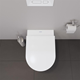 Vägghängd Toalettstol Duravit D-Neo 257709 Rimless Mjukstängnade Hårdsits