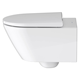 Vägghängd Toalettstol Duravit D-Neo 257709 Rimless Mjukstängnade Hårdsits