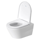 Vägghängd Toalettstol Duravit D-Neo 257709 Rimless Mjukstängnade Hårdsits