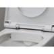 Vägghängd Toalettstol Duravit D-Neo 257709 Rimless Mjukstängnade Hårdsits