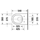 Vägghängd Toalettstol Duravit D-Neo 257709 Rimless Mjukstängnade Hårdsits