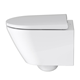 Vägghängd Toalettstol Duravit D-Neo Compact 258809 Rimless Mjukstängande Hårdsits