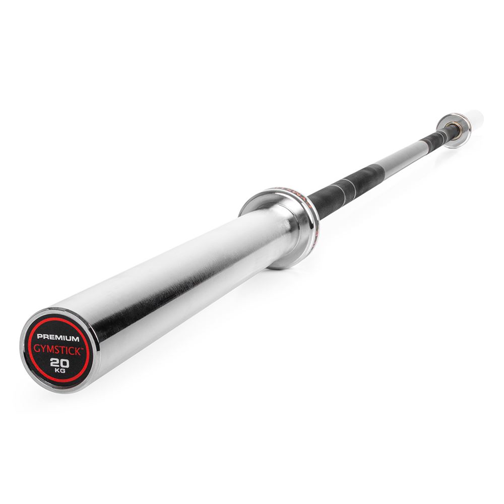 Gymstick 20kg Premium Olympic Bar, Skivst&aring;ng