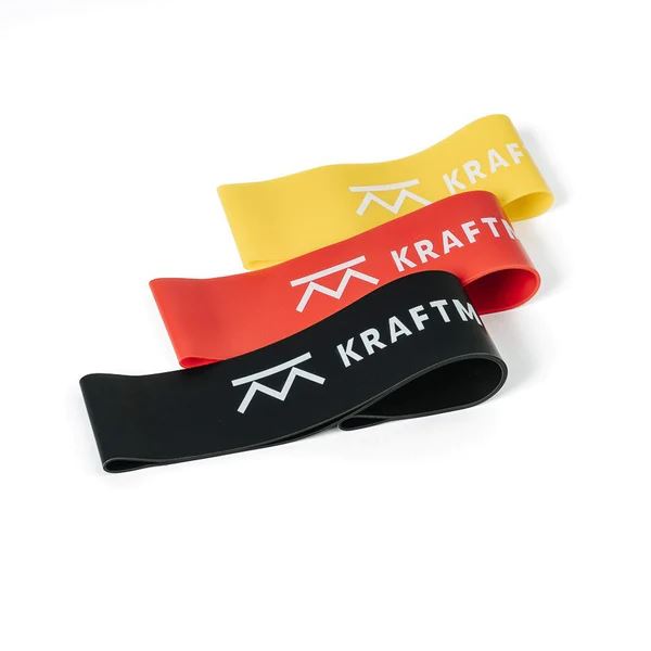 Kraftmark Gummiband F&ouml;r Tr&auml;ning Loop Band, Powerband & Mini band