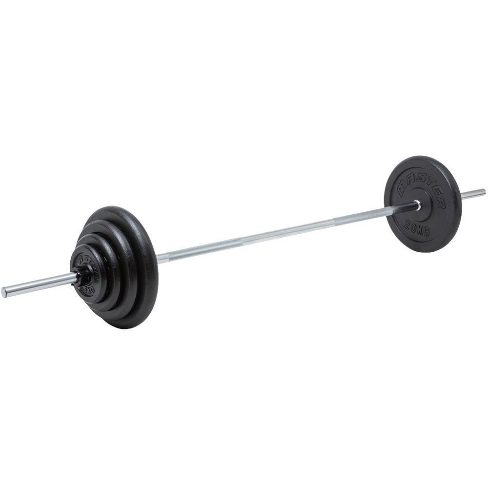 Master Fitness Skivst&aring;ngsset 86 kg 30 mm, Skivst&aring;ngsset j&auml;rn