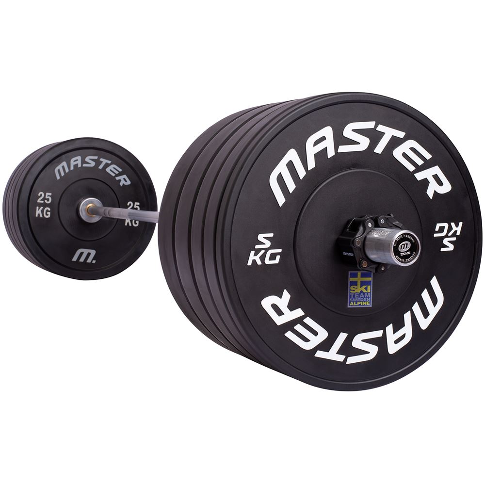 Master Fitness Bumperpaketet 170 kg Ski team, Skivst&aring;ngsset bumper