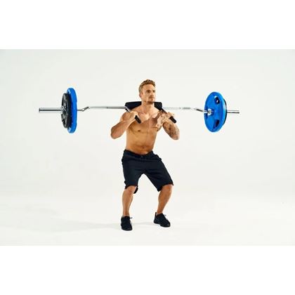 Gorilla Sports Safety Squat Bar - 50 mm