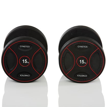 Gymstick Pro PU Dumbbells, Gummimanualer