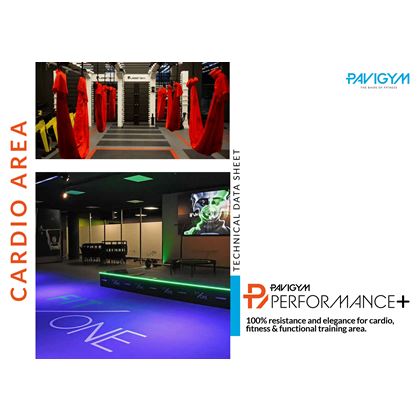 Pavigym Performance+ 5mm 100x100 cm, Treningsgulv