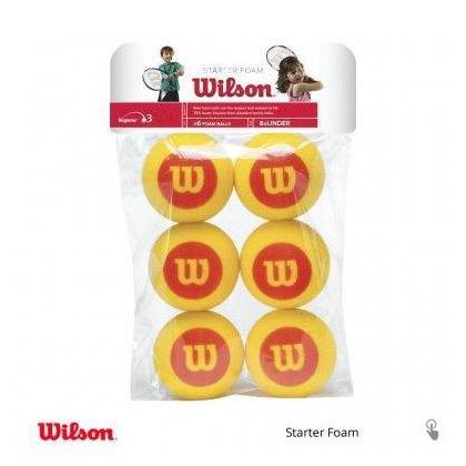 Wilson Starter Foam (6-Pack), Tennisbollar