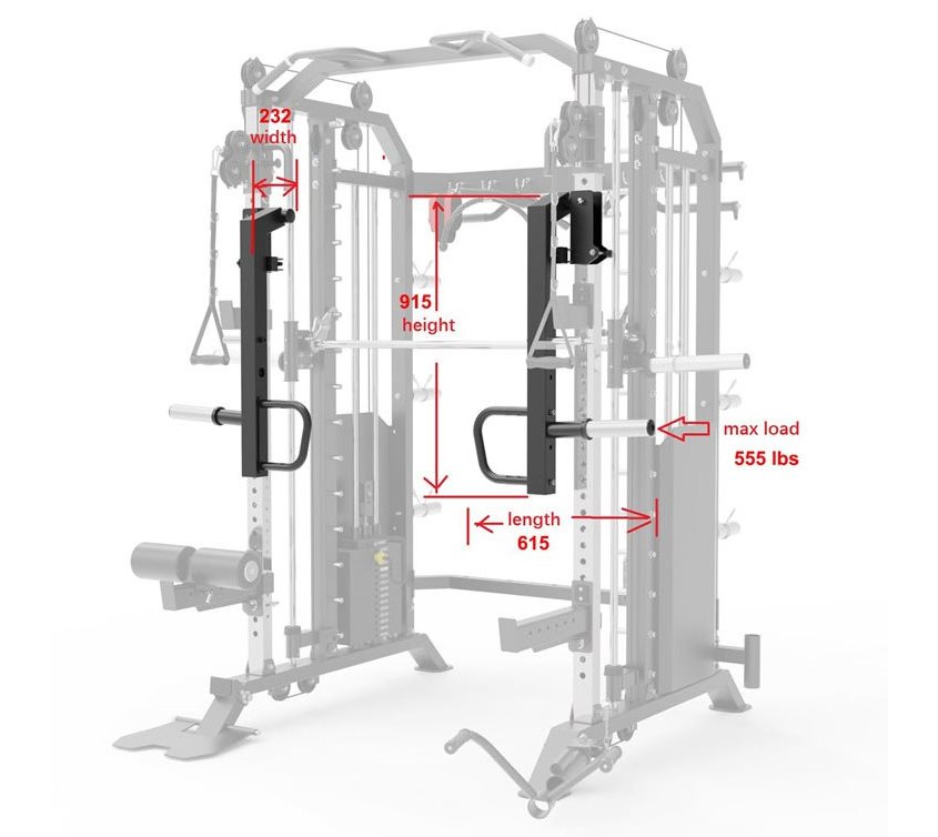 Master Fitness Jammer Arm X16-X18-X19-X22, Power rack tilbehør