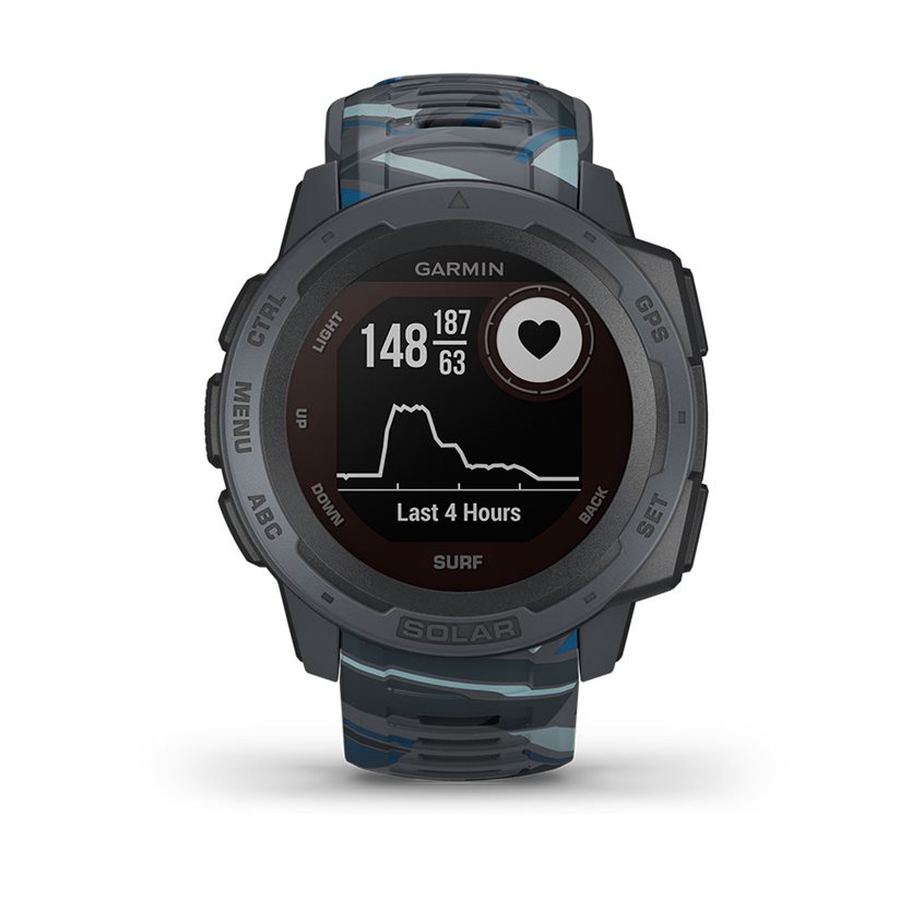 Garmin Instinct® Solar Surf Edition, Pulsklocka
