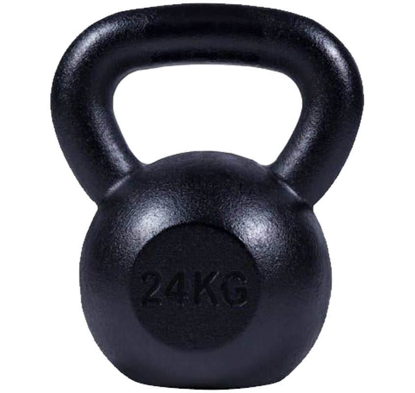 Gorilla Sports Kettlebell Massive Black, Kettlebell