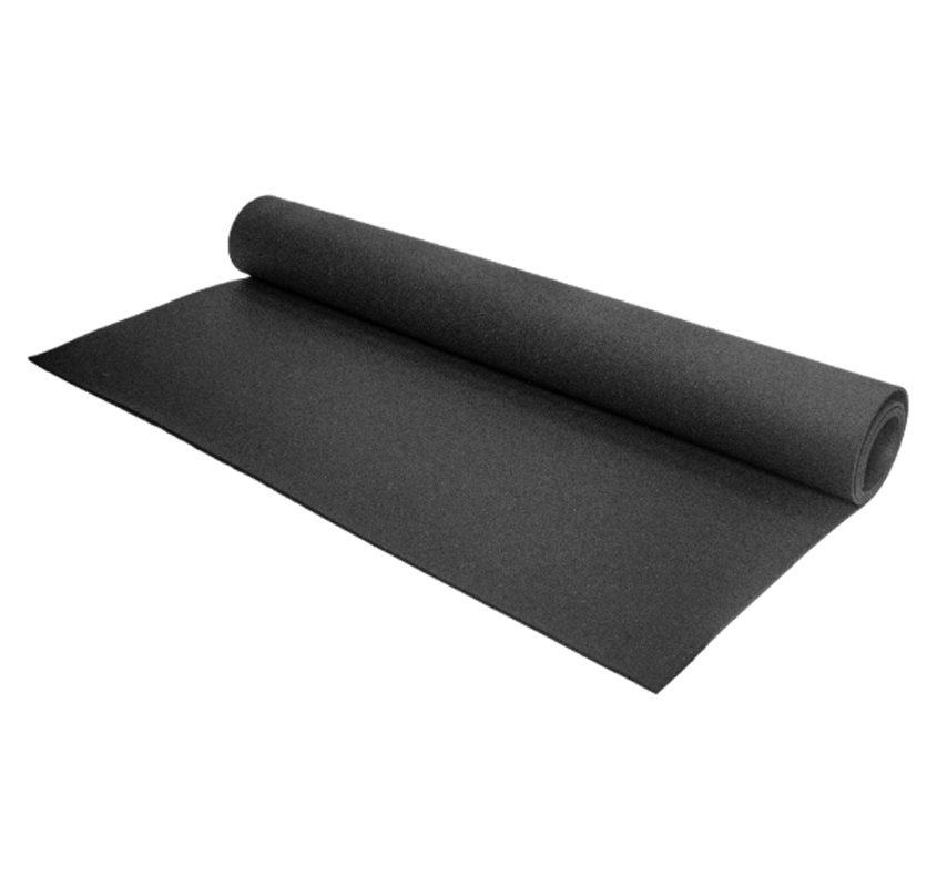 Stockz Sportsflooring Black 8mm 10 x 1,25m, Treningsgulv