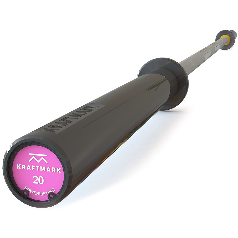 Kraftmark Powerlifting Bar Raw 20 kg, Skivst&aring;ng