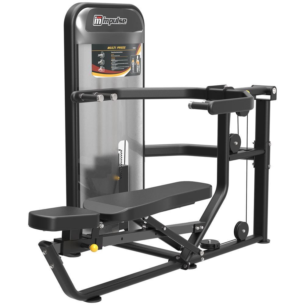 Impulse PL9021 Multipress Black, Styrkemaskin - Br&ouml;st