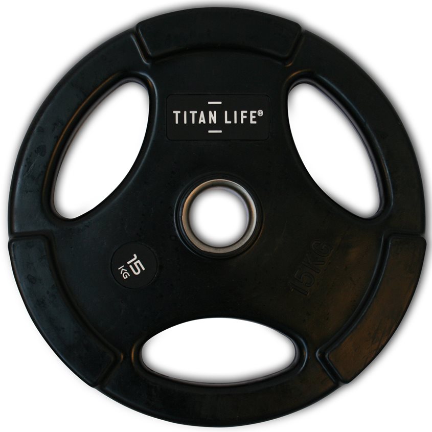 Titan LIFE Weight Disc Pro 50 mm, Vektskiver Gummi
