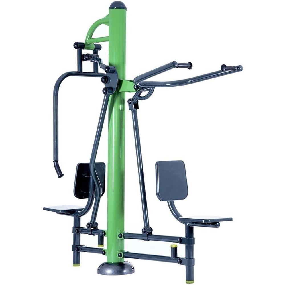 Nordic Fighter XC PULL DOWN AND CHEST PRESS, Styrkemaskiner - Utegym