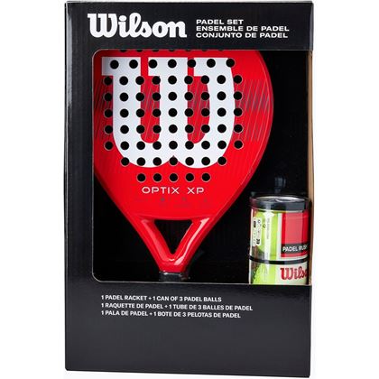 Wilson Optix Xp Padel Kit Box Sku Red, Padelracket