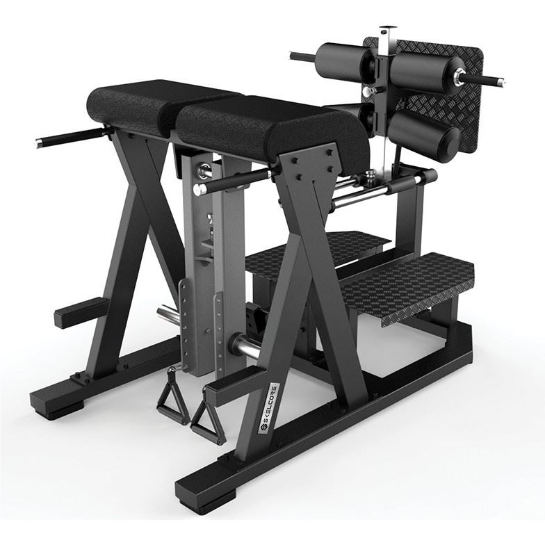 Skelcore Black 4.0 Glute/Ham Bench And Reverse Hyper-Extension, Benmaskin
