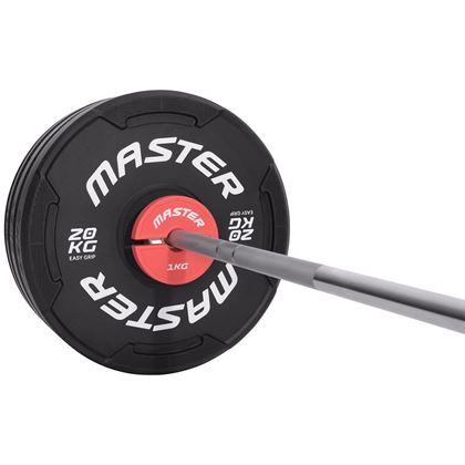 Master Fitness Add On Plates, Viktskivor Gummerade