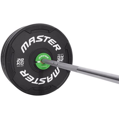 Master Fitness Add On Plates, Viktskivor Gummerade