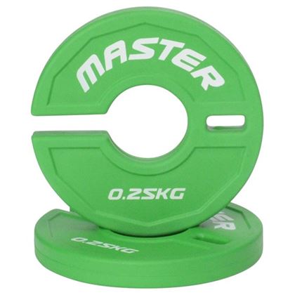 Master Fitness Add On Plates, Viktskivor Gummerade