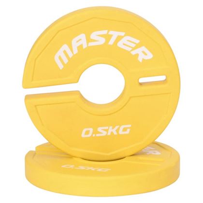 Master Fitness Add On Plates, Viktskivor Gummerade
