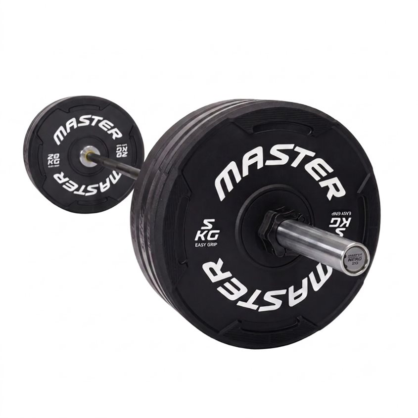 Master Fitness Bumperpakke med vektstang