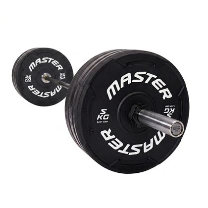 Master Fitness Bumperpakke med vektstang