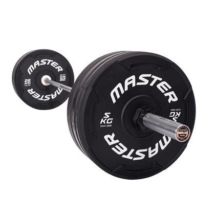 Master Fitness Bumperpakke med vektstang