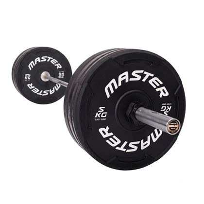 Master Fitness Bumperpakke med vektstang