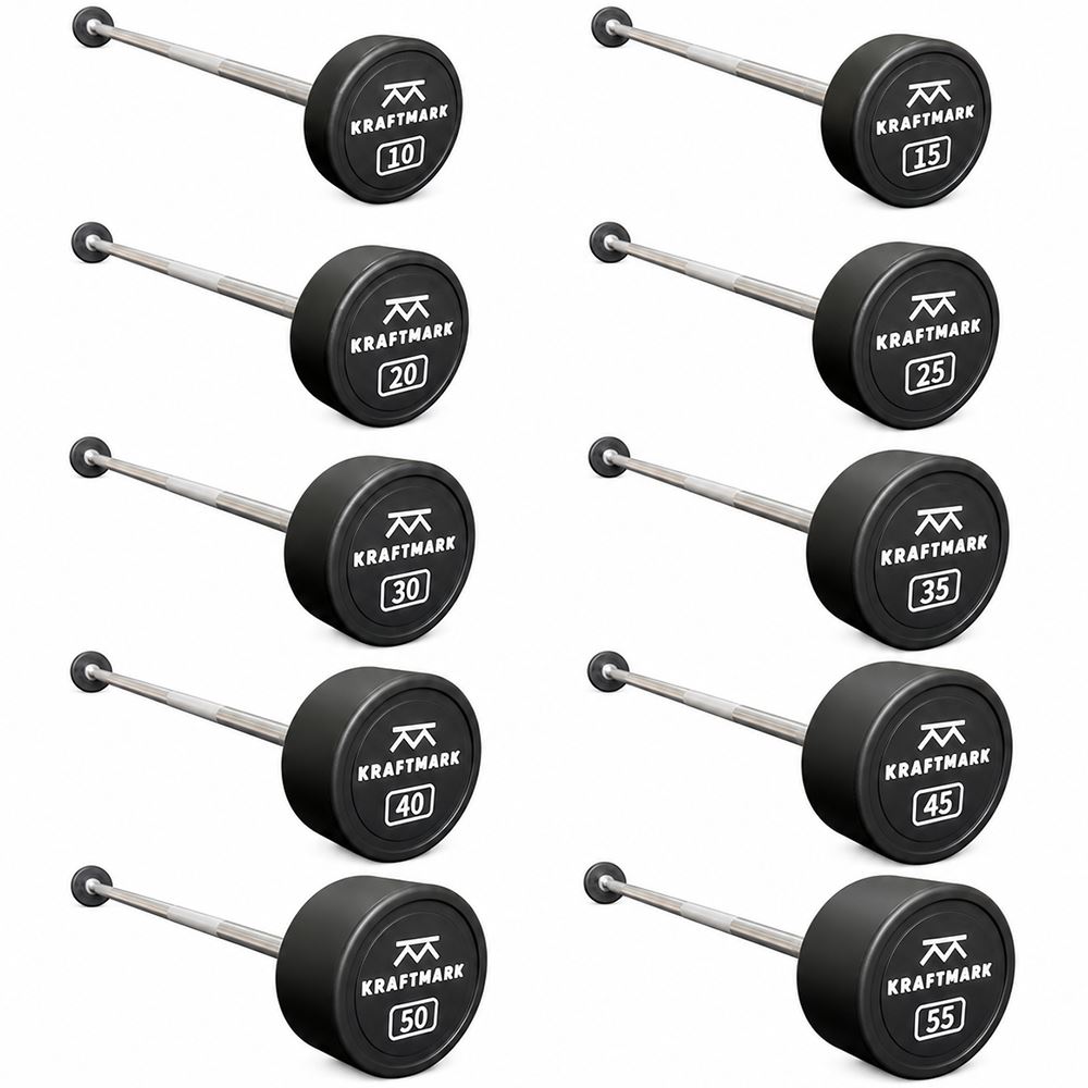 Kraftmark CPU Fixed Barbell, Fasta Skivstänger