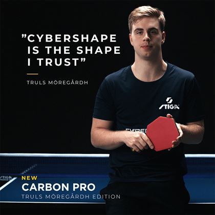 STIGA Bat Carbon Pro Truls Edition Cybershape, Bordtennisracket