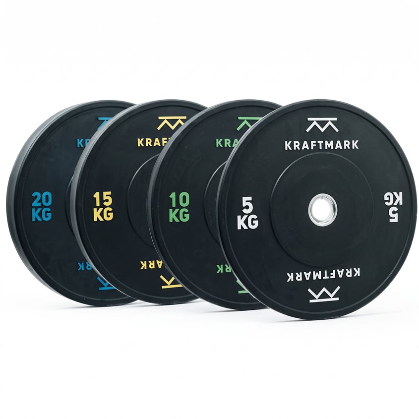 Kraftmark Vektsett 50 mm - Bumpers 2.0 - 100kg, Vektpakke bumper