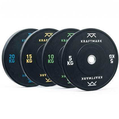 Kraftmark Vektsett 50 mm - Bumpers 2.0 - 100kg, Vektpakke bumper