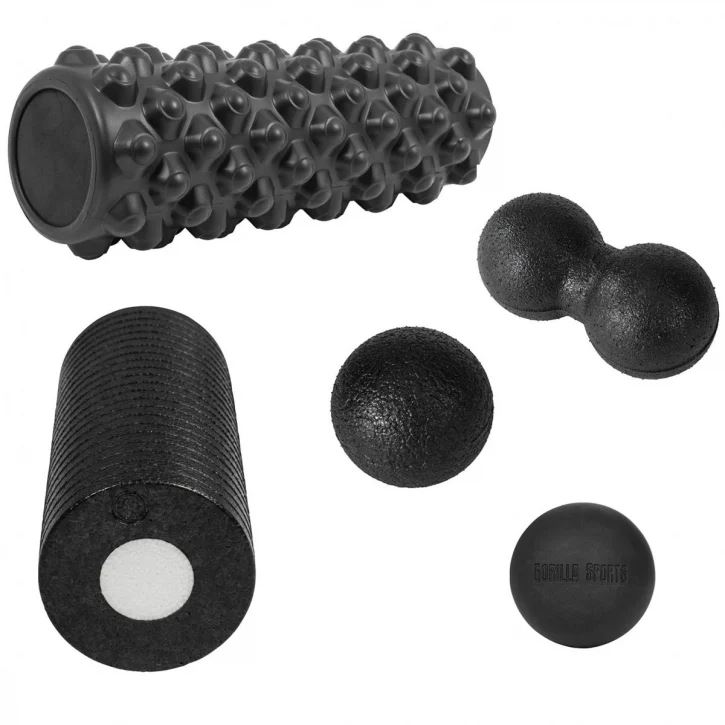 Gorilla Sports Faciapaketet - FoamRoller Massageboll